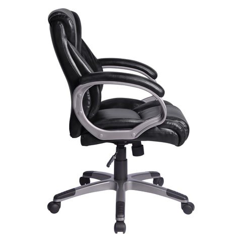 Компьютерное кресло BRABIX "Eldorado EX-504", экокожа, черное, 530874 в Элисте - изображение 1
