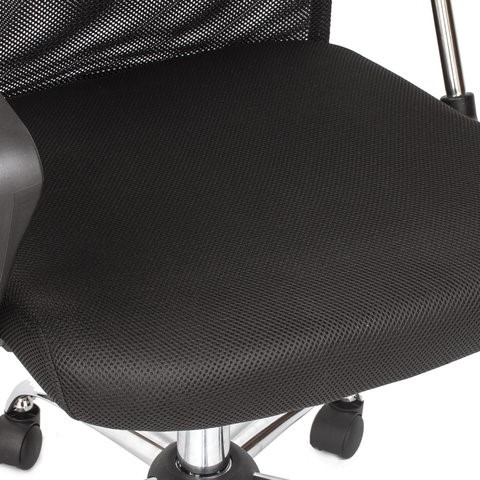 Офисное кресло BRABIX "Flash MG-302", с подлокотниками, хром, черное, 530867 в Элисте - изображение 12