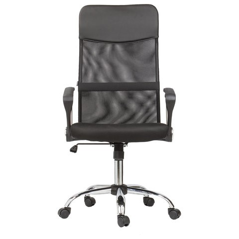 Офисное кресло BRABIX "Flash MG-302", с подлокотниками, хром, черное, 530867 в Элисте - изображение 3