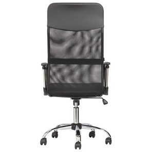 Офисное кресло BRABIX "Flash MG-302", с подлокотниками, хром, черное, 530867 в Элисте - предосмотр 5