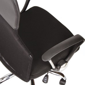 Офисное кресло BRABIX "Flash MG-302", с подлокотниками, хром, черное, 530867 в Элисте - предосмотр 9