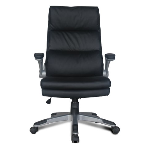 Компьютерное кресло BRABIX "Fregat EX-510", рециклированная кожа, черное, 530863 в Элисте - изображение 4