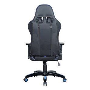 Компьютерное кресло BRABIX "GT Carbon GM-120", две подушки, экокожа, черное/синее, 531930 в Элисте - предосмотр 6