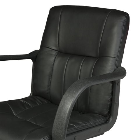 Кресло BRABIX "Hit MG-300", с подлокотниками, экокожа, черное, 530864 в Элисте - изображение 5