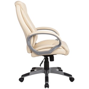 Кресло офисное BRABIX "Maestro EX-506", экокожа, бежевое, 531168 в Элисте - предосмотр 2