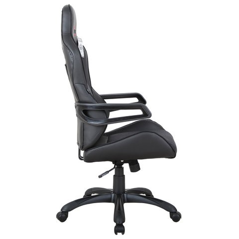 Кресло Brabix Nitro GM-001 (ткань, экокожа, черное) 531817 в Элисте - изображение 2