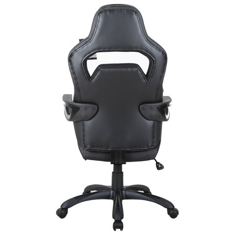 Кресло Brabix Nitro GM-001 (ткань, экокожа, черное) 531817 в Элисте - изображение 6
