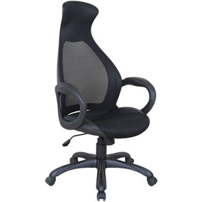 Кресло Brabix Premium Genesis EX-517 (пластик черный, ткань/экокожа/сетка черная)   531574 в Элисте