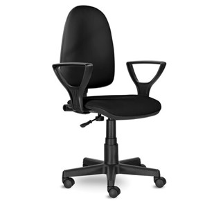 Компьютерное кресло Brabix Prestige Ergo MG-311 (регулируемая эргономичная спинка, кожзам, черное) 531877 в Элисте