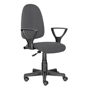 Кресло офисное Brabix Prestige Ergo MG-311 (регулируемая эргономичная спинка, ткань, серое) 531874 в Элисте