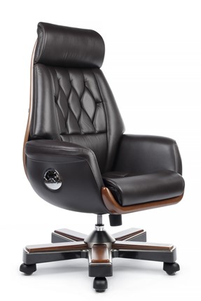 Кресло офисное Byron (YS1505A), коричневый в Элисте - изображение