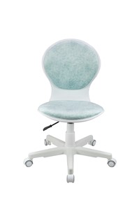 Компьютерное кресло Chair 1139 FW PL White, Голубой в Элисте - предосмотр 1