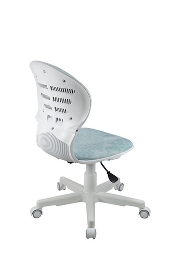 Компьютерное кресло Chair 1139 FW PL White, Голубой в Элисте - изображение 3