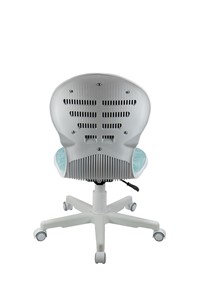 Компьютерное кресло Chair 1139 FW PL White, Голубой в Элисте - предосмотр 4