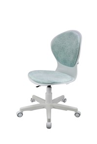 Компьютерное кресло Chair 1139 FW PL White, Голубой в Элисте - предосмотр 5