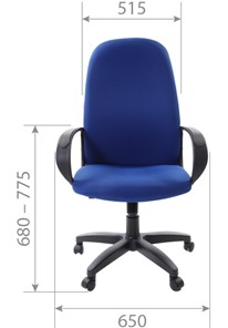 Кресло CHAIRMAN 279 TW 12, цвет серый в Элисте - предосмотр 4
