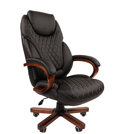 Компьютерное кресло CHAIRMAN 406, черный в Элисте - изображение