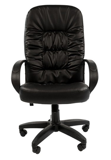 Кресло офисное CHAIRMAN 416, экокожа, цвет черный в Элисте - изображение 4