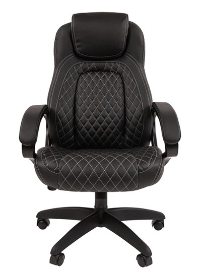 Компьютерное кресло CHAIRMAN 432, экокожа, цвет черный в Элисте - изображение 4
