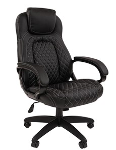 Компьютерное кресло CHAIRMAN 432, экокожа, цвет черный в Элисте - предосмотр 3