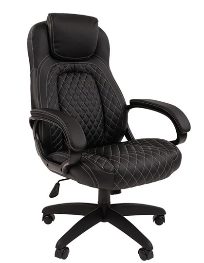 Компьютерное кресло CHAIRMAN 432, экокожа, цвет черный в Элисте - изображение 3