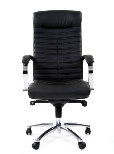 Офисное кресло CHAIRMAN 480 экожа черная в Элисте - изображение 1