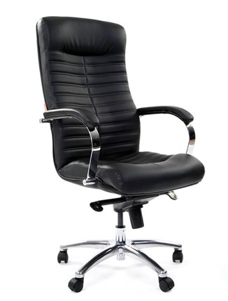 Офисное кресло CHAIRMAN 480 экожа черная в Элисте - изображение