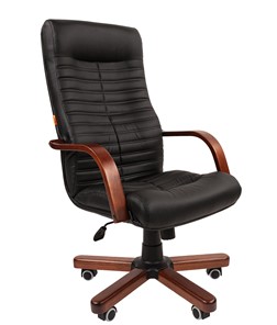 Офисное кресло CHAIRMAN 480 WD, экокожа, цвет черный в Элисте