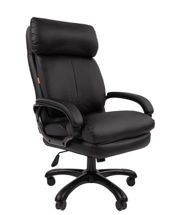 Компьютерное кресло CHAIRMAN 505 Экокожа черная в Элисте - изображение