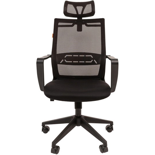 Кресло офисное CHAIRMAN 545 сетка/ткань черный в Элисте - изображение 1