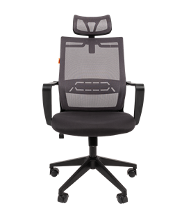 Офисное кресло CHAIRMAN 545 сетка/ткань серый в Элисте - предосмотр 3