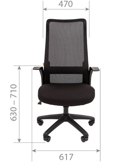 Компьютерное кресло CHAIRMAN 573, черное в Элисте - изображение 7