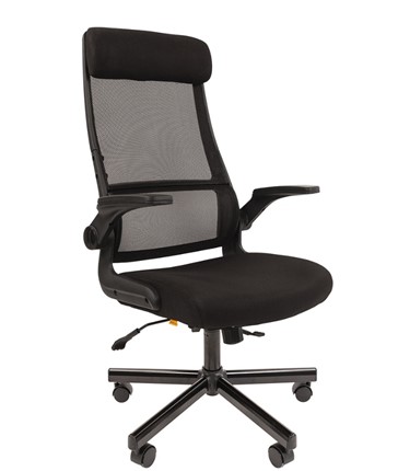 Кресло компьютерное CHAIRMAN 575, черное в Элисте - изображение