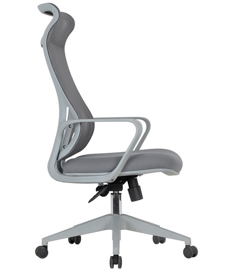 Кресло компьютерное CHAIRMAN 577, сетчатый акрил серый / полиэстер серый в Элисте - изображение 1