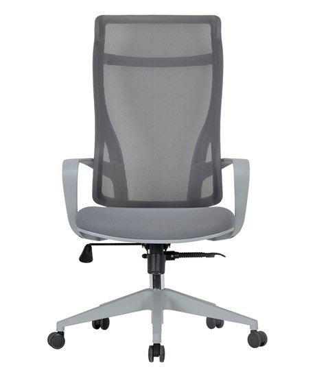 Кресло компьютерное CHAIRMAN 577, сетчатый акрил серый / полиэстер серый в Элисте - изображение 2