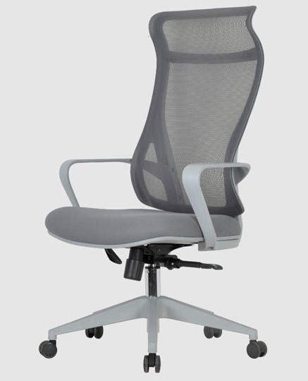 Кресло компьютерное CHAIRMAN 577, сетчатый акрил серый / полиэстер серый в Элисте - изображение 3