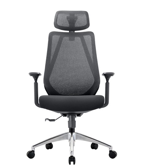 Кресло офисное CHAIRMAN 580 Сетчатый акрил серый / Полиэстер черный в Элисте - изображение 3