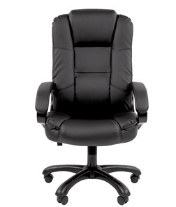 Офисное кресло CHAIRMAN 600 экокожа черная в Элисте - предосмотр 1
