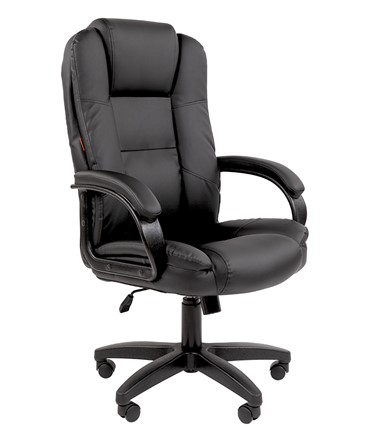 Кресло CHAIRMAN 600 LT экокожа черная в Элисте - изображение