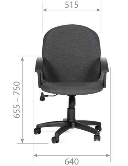 Кресло CHAIRMAN 681 Ткань C-2 серое в Элисте - изображение 3