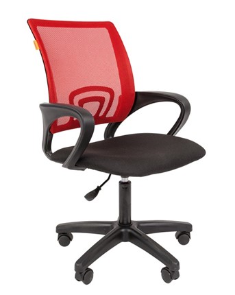 Кресло CHAIRMAN 696 black LT, красное в Элисте - изображение
