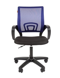 Кресло офисное CHAIRMAN 696 black LT, синий в Элисте - предосмотр 1