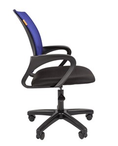 Кресло офисное CHAIRMAN 696 black LT, синий в Элисте - предосмотр 2