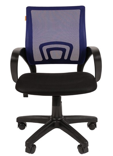 Кресло компьютерное CHAIRMAN 696 black Сетчатый акрил DW61 синий в Элисте - изображение 1