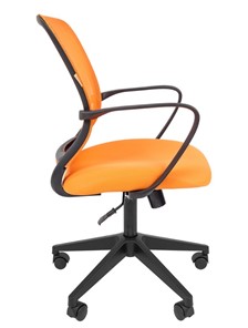 Кресло CHAIRMAN 698 black TW, ткань, цвет оранжевый в Элисте - предосмотр 2