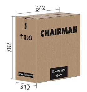 Офисное кресло CHAIRMAN 727 ткань ст., цвет черный в Элисте - предосмотр 7