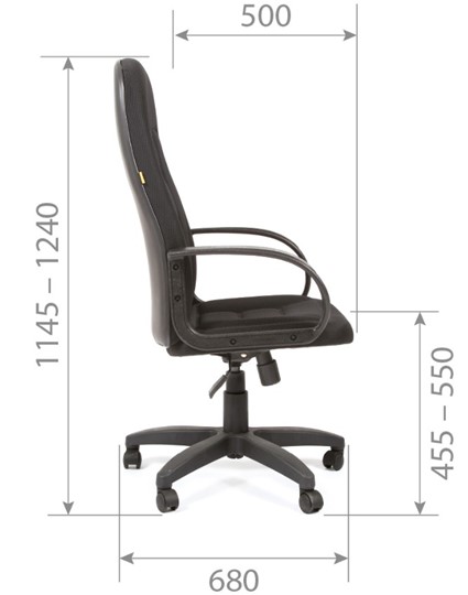 Кресло CHAIRMAN 727 TW 12, цвет серый в Элисте - изображение 5