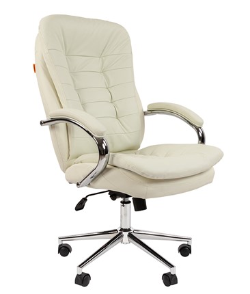 Офисное кресло CHAIRMAN 795 экокожа, цвет белый в Элисте - изображение