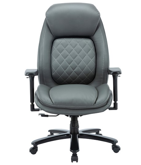 Офисное кресло CHAIRMAN CH403, серый, эко кожа в Элисте - изображение 1