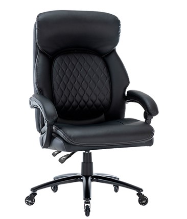 Кресло CHAIRMAN CH412 эко кожа черная в Элисте - изображение